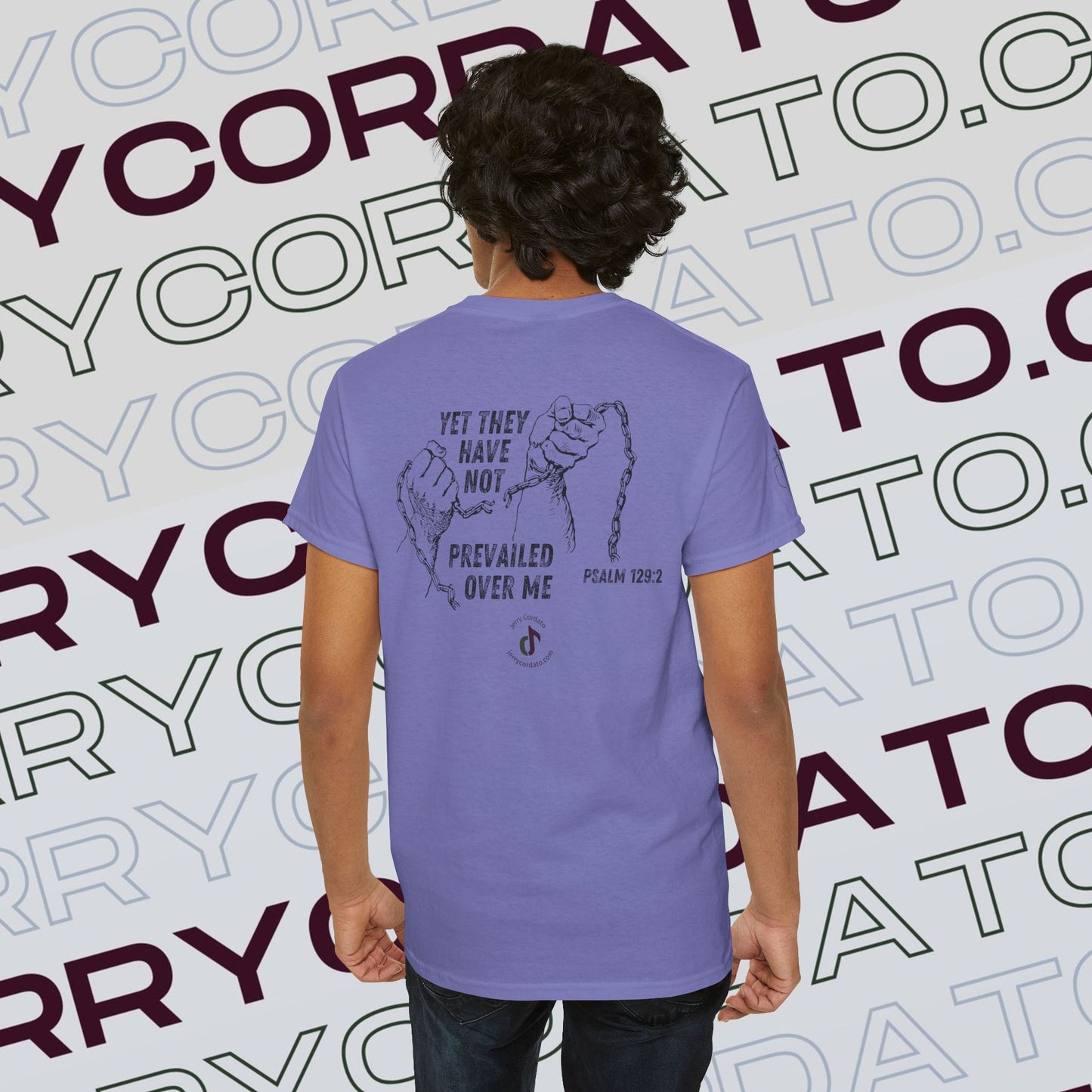 Inspirational Unisex Heavy Cotton Tee - Faith, Motivation, Spiritual, Gift for Him/Her, Bible Verse