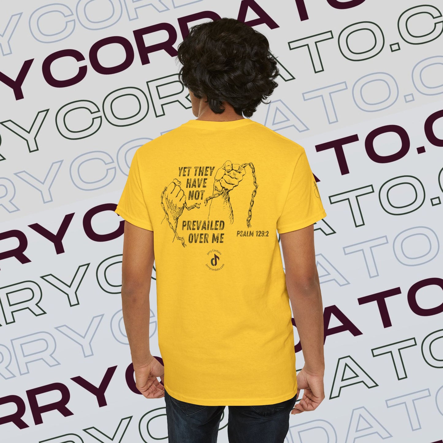 Inspirational Unisex Heavy Cotton Tee - Faith, Motivation, Spiritual, Gift for Him/Her, Bible Verse