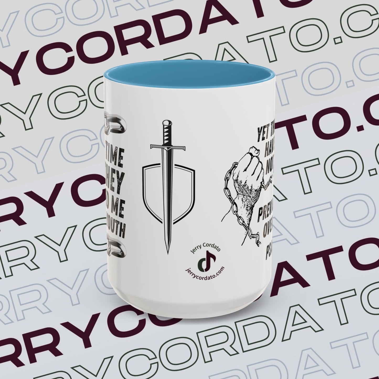 Inspirational Coffee Mug, Motivational Cup for Daily Reflection, Gift for Friends, Psalm 129:2, Unique Quote Mug