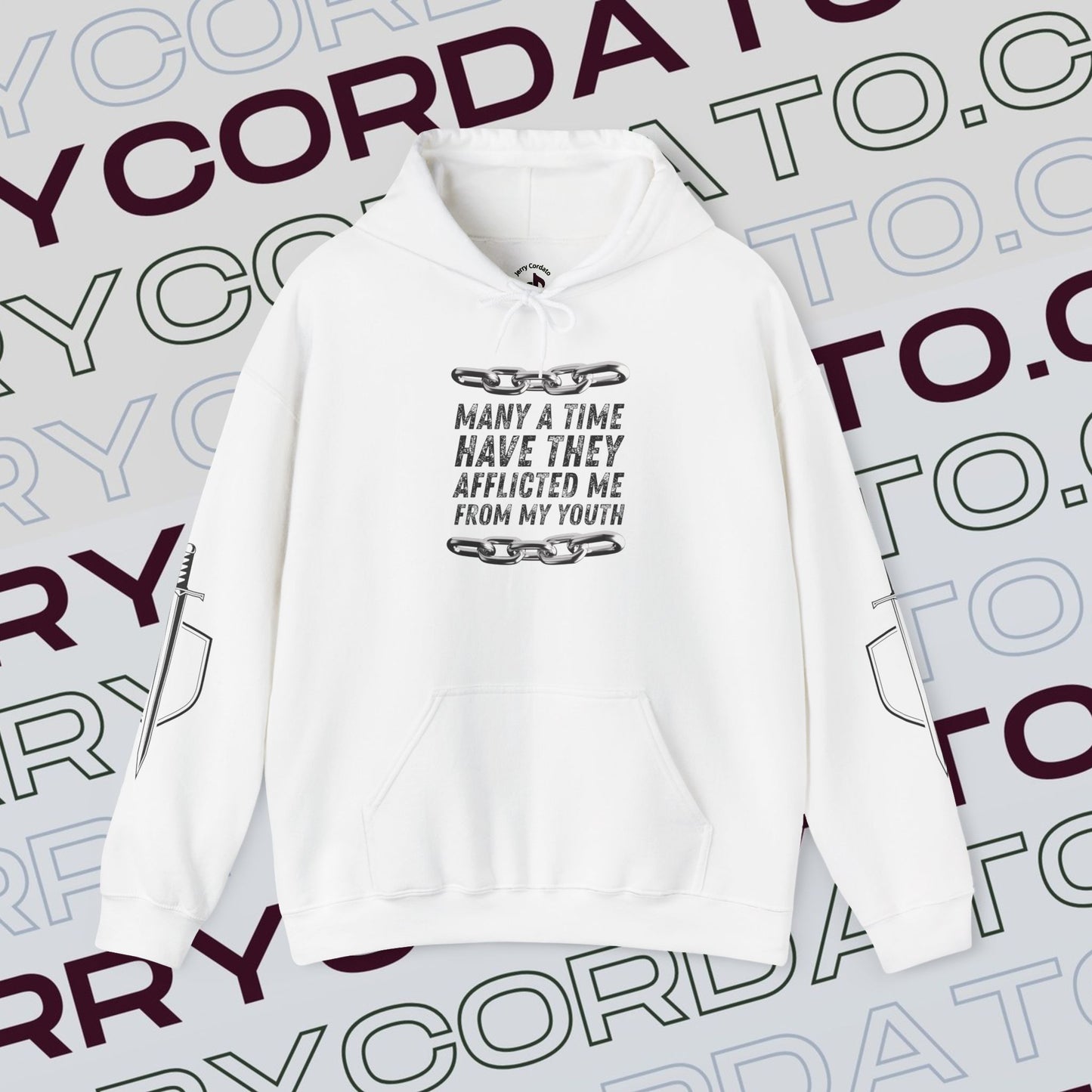 Comfortable Jerry Cordato Merch Hoodie | Unisex Heavy Blend Sweatshirt | Gift for Teens and Adults | Perfect for Casual Wear | Spiritual Inspiration