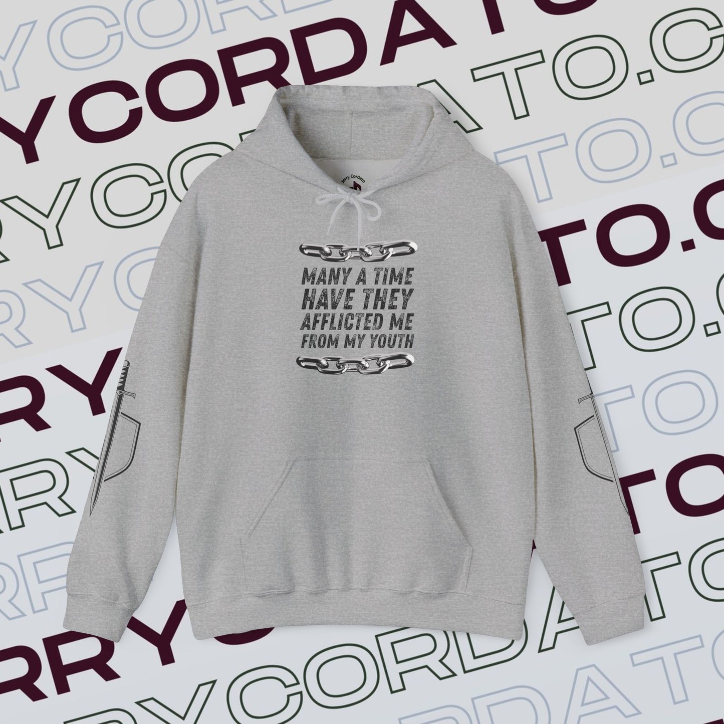 Comfortable Jerry Cordato Merch Hoodie | Unisex Heavy Blend Sweatshirt | Gift for Teens and Adults | Perfect for Casual Wear | Spiritual Inspiration