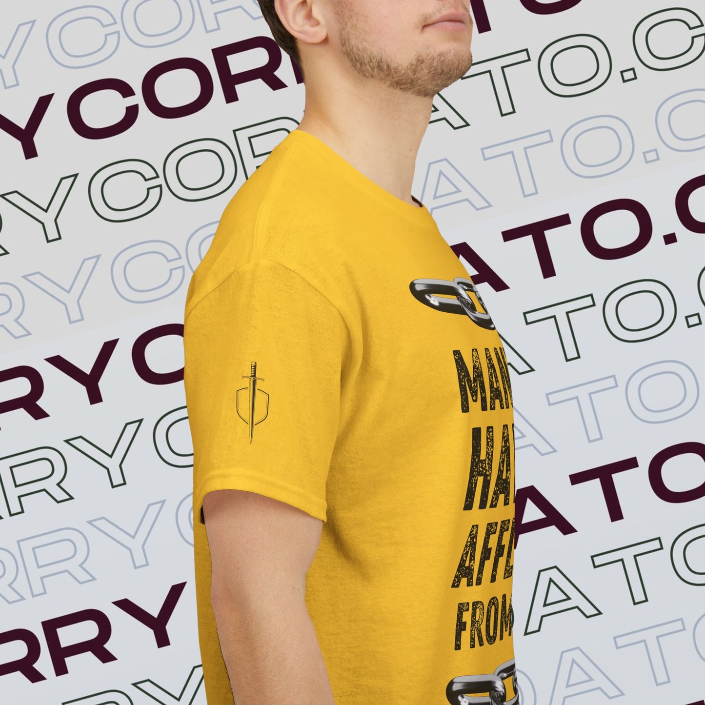 Inspirational Unisex Heavy Cotton Tee - Faith, Motivation, Spiritual, Gift for Him/Her, Bible Verse