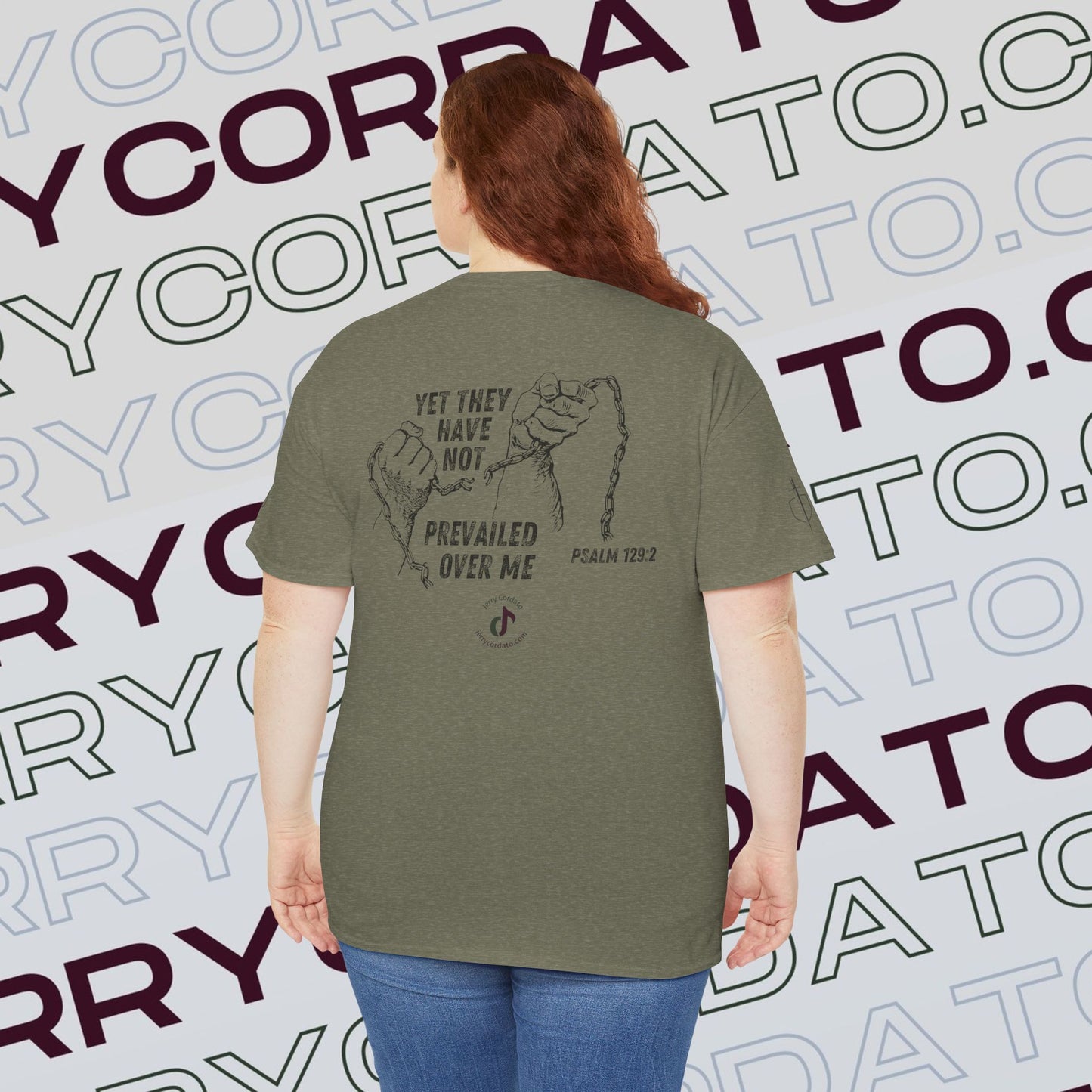 Inspirational Unisex Heavy Cotton Tee - Faith, Motivation, Spiritual, Gift for Him/Her, Bible Verse