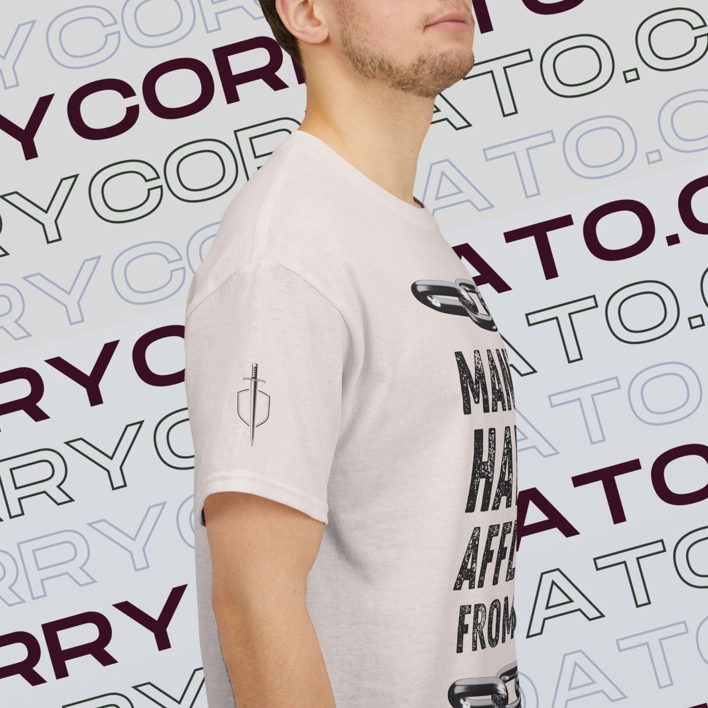 Inspirational Unisex Heavy Cotton Tee - Faith, Motivation, Spiritual, Gift for Him/Her, Bible Verse