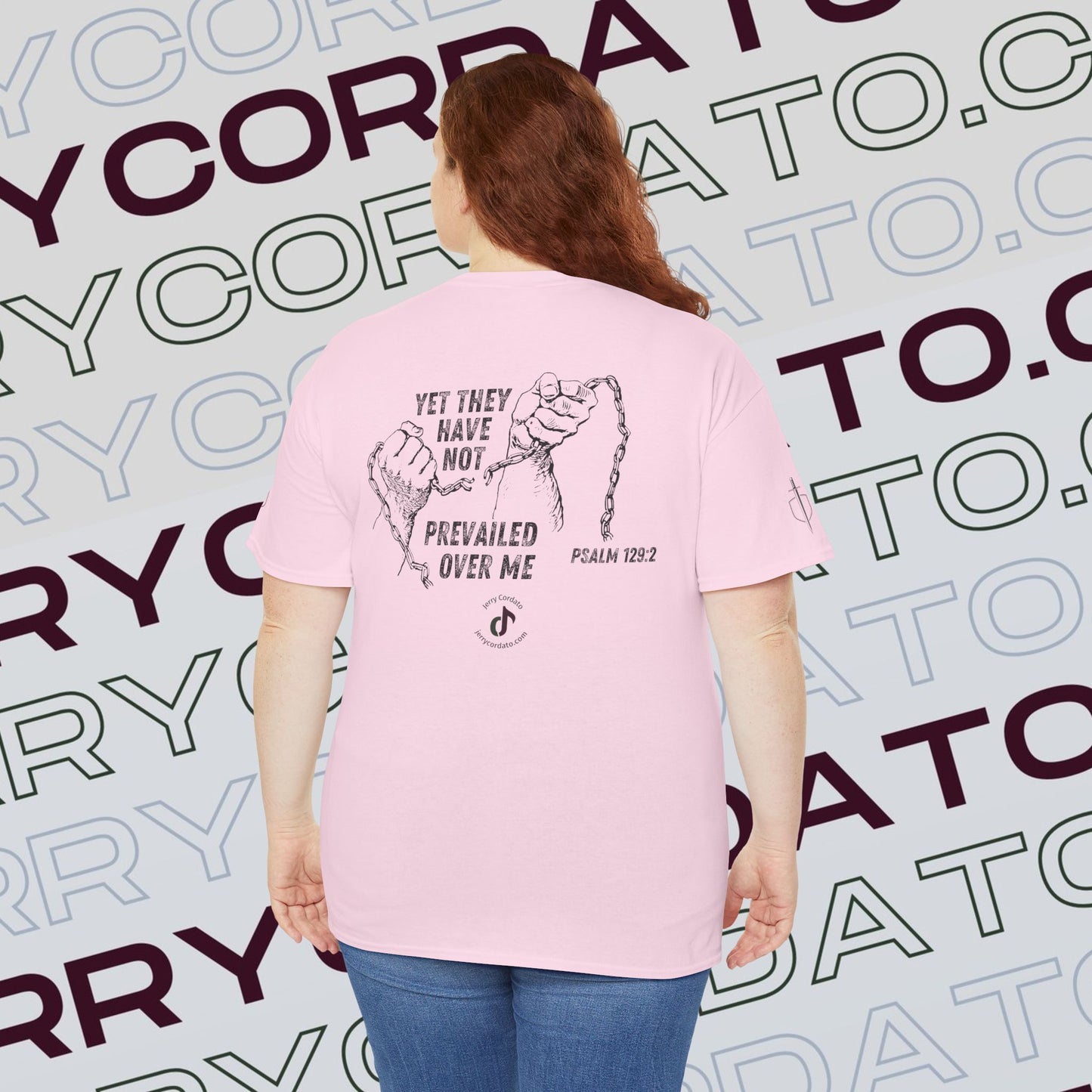 Inspirational Unisex Heavy Cotton Tee - Faith, Motivation, Spiritual, Gift for Him/Her, Bible Verse