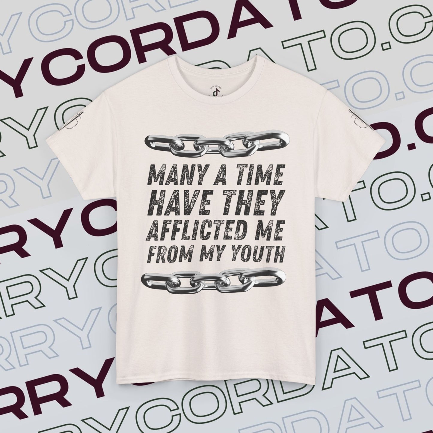 Inspirational Unisex Heavy Cotton Tee - Faith, Motivation, Spiritual, Gift for Him/Her, Bible Verse