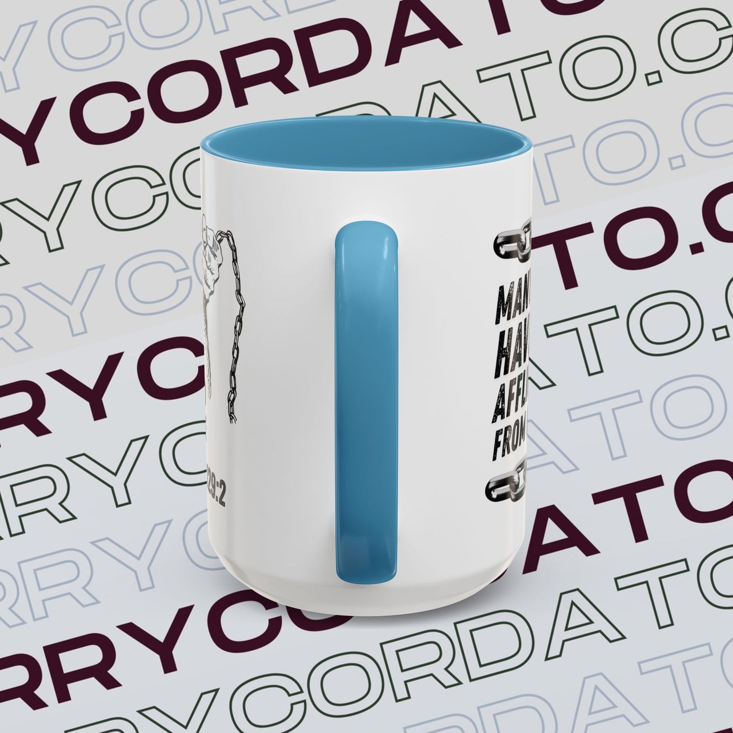 Inspirational Coffee Mug, Motivational Cup for Daily Reflection, Gift for Friends, Psalm 129:2, Unique Quote Mug