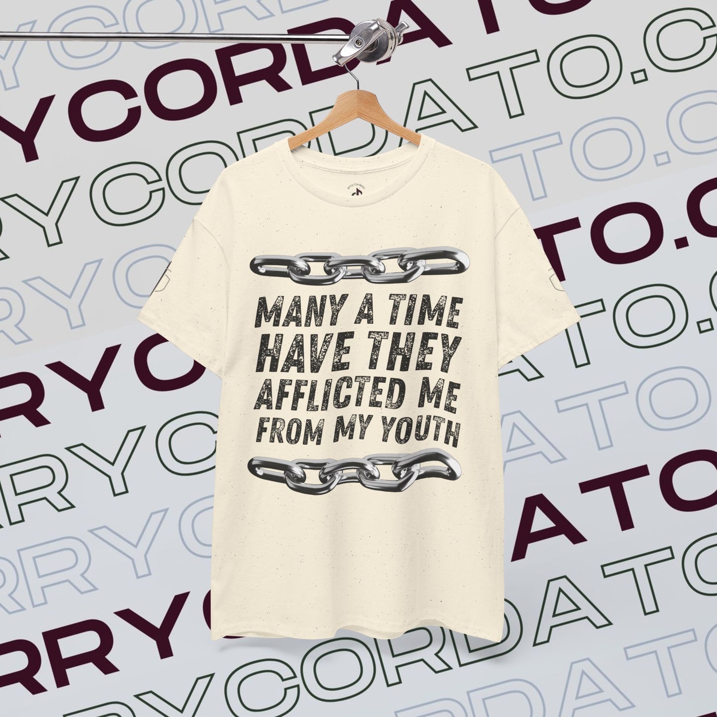 Inspirational Unisex Heavy Cotton Tee - Faith, Motivation, Spiritual, Gift for Him/Her, Bible Verse