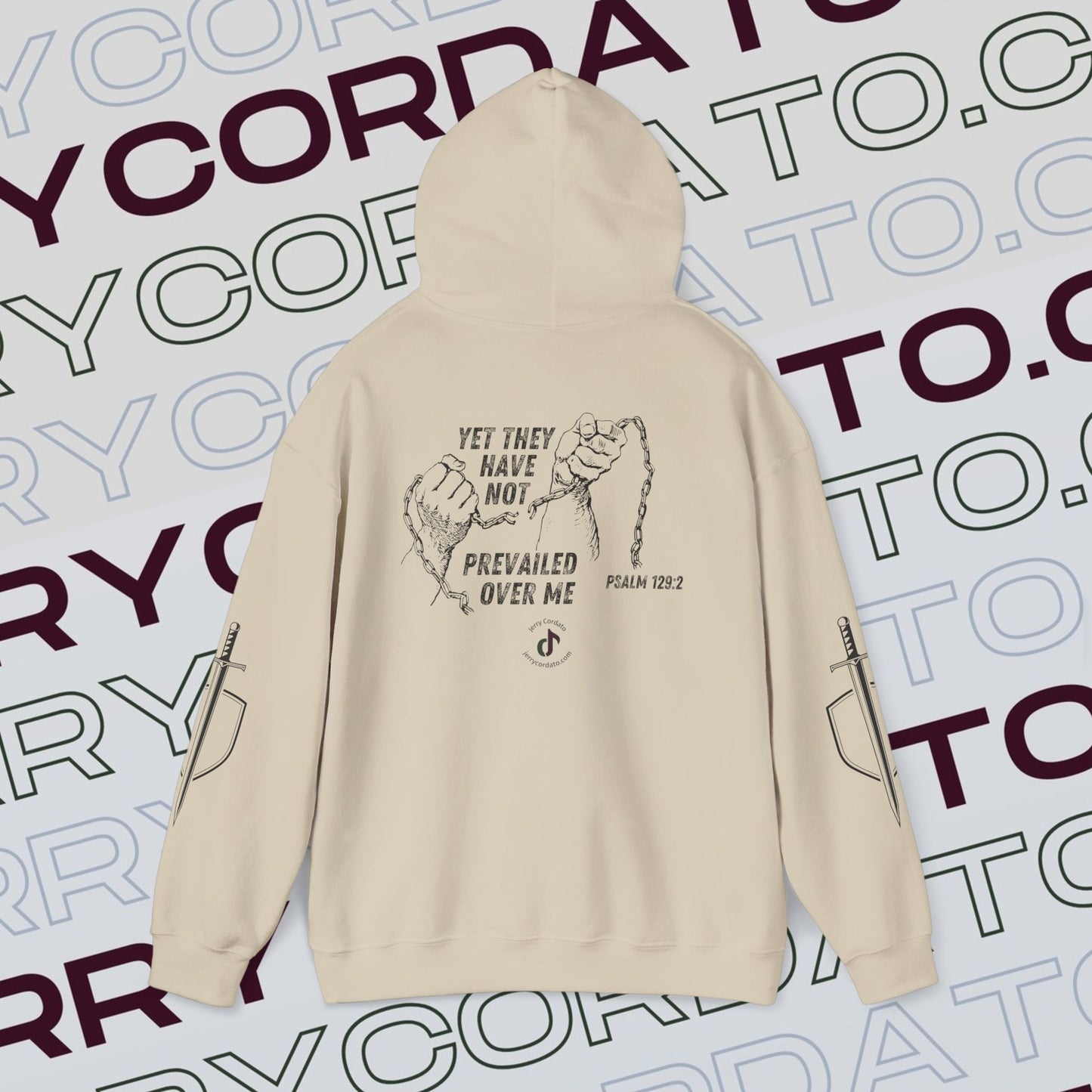 Comfortable Jerry Cordato Merch Hoodie | Unisex Heavy Blend Sweatshirt | Gift for Teens and Adults | Perfect for Casual Wear | Spiritual Inspiration