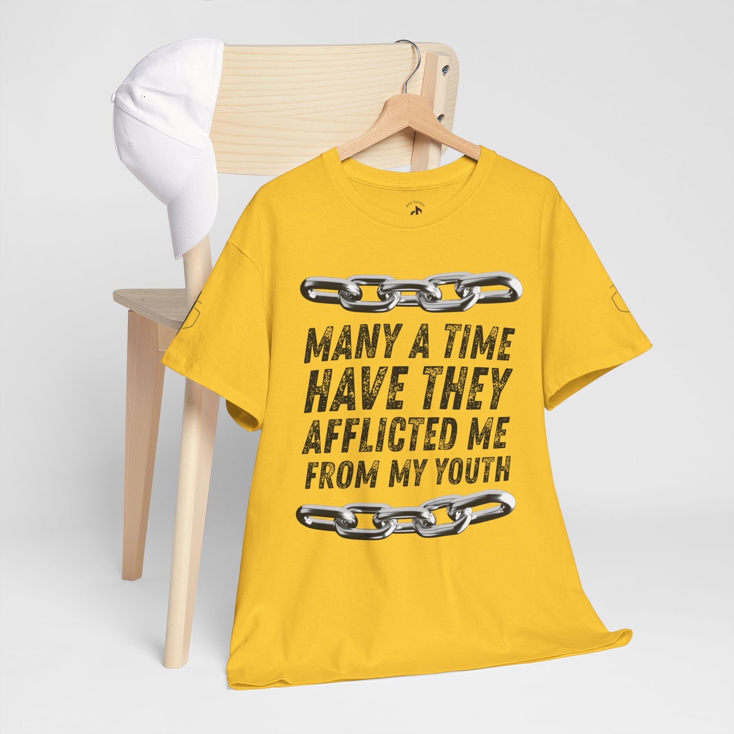 Inspirational Unisex Heavy Cotton Tee - Faith, Motivation, Spiritual, Gift for Him/Her, Bible Verse