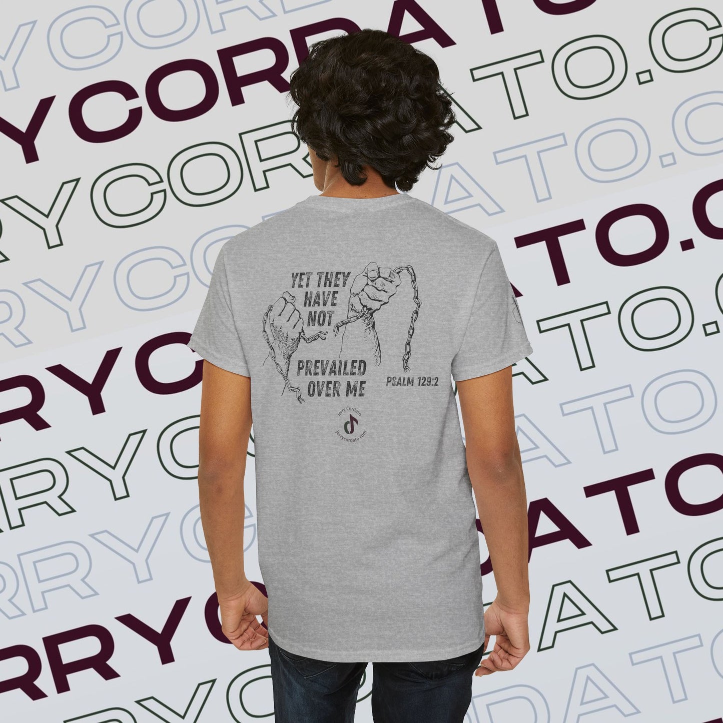 Inspirational Unisex Heavy Cotton Tee - Faith, Motivation, Spiritual, Gift for Him/Her, Bible Verse