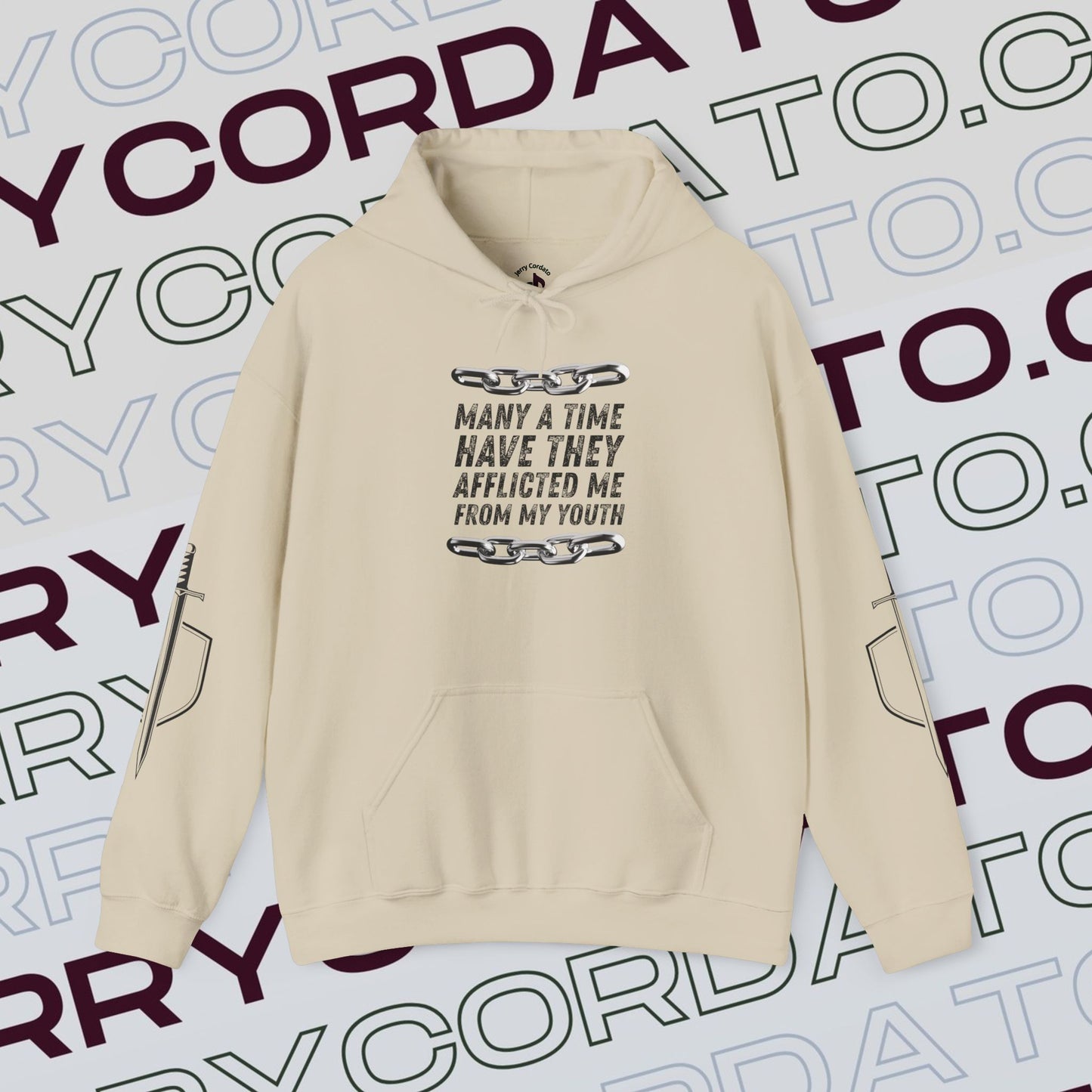 Comfortable Jerry Cordato Merch Hoodie | Unisex Heavy Blend Sweatshirt | Gift for Teens and Adults | Perfect for Casual Wear | Spiritual Inspiration