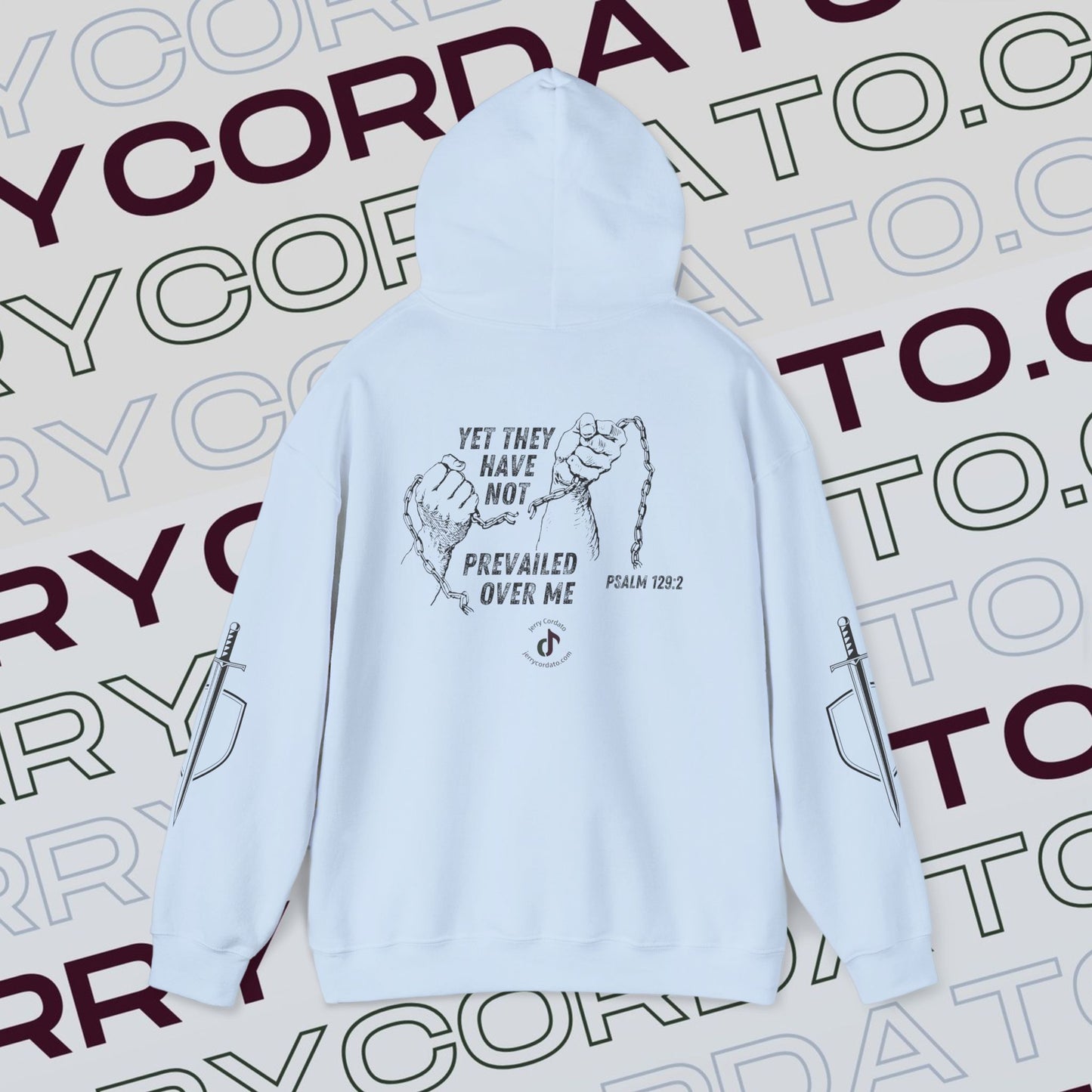 Comfortable Jerry Cordato Merch Hoodie | Unisex Heavy Blend Sweatshirt | Gift for Teens and Adults | Perfect for Casual Wear | Spiritual Inspiration