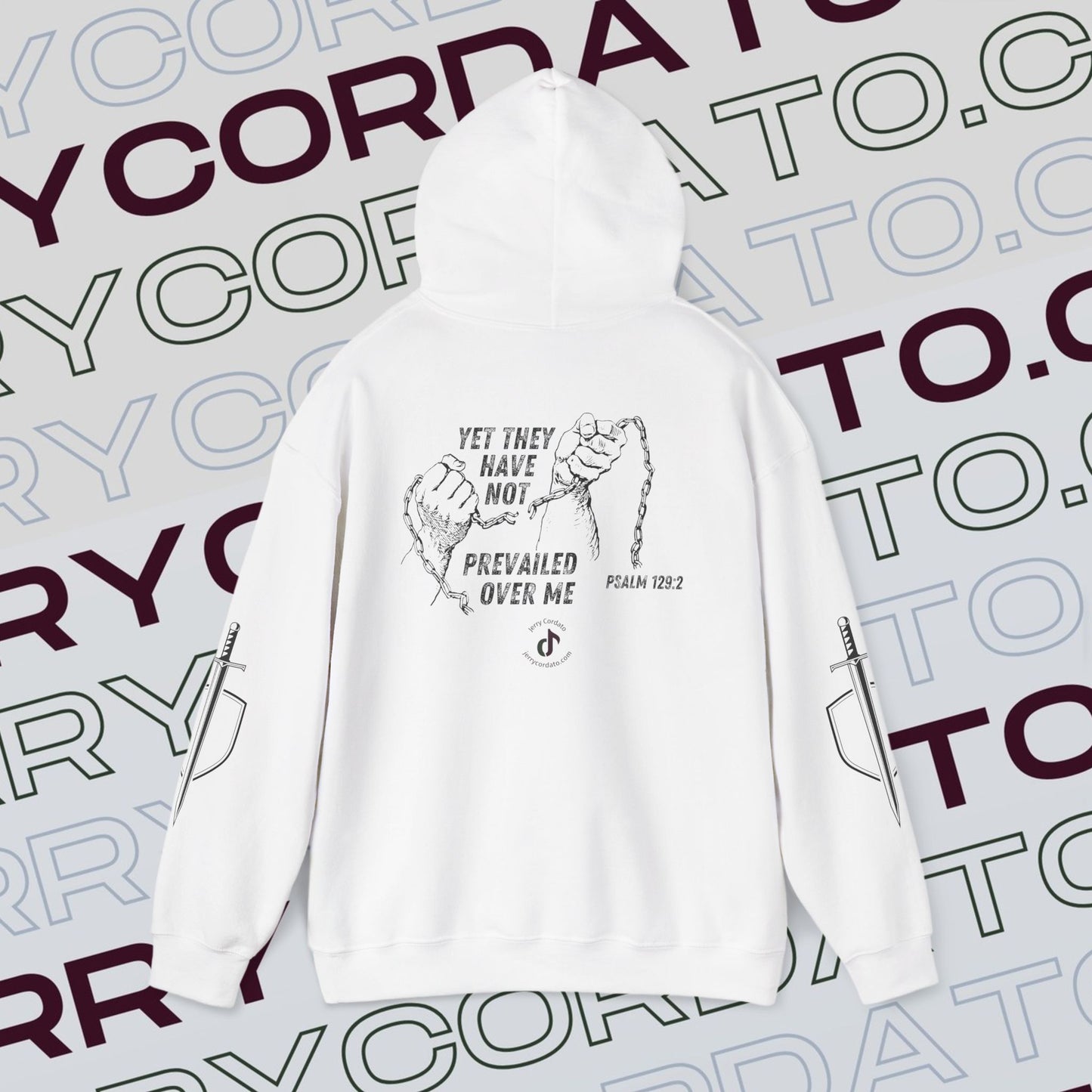 Comfortable Jerry Cordato Merch Hoodie | Unisex Heavy Blend Sweatshirt | Gift for Teens and Adults | Perfect for Casual Wear | Spiritual Inspiration