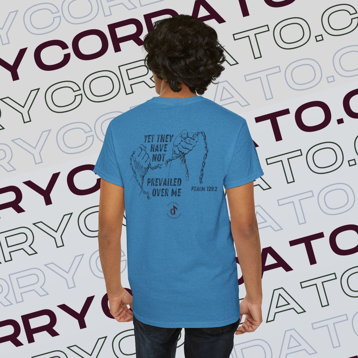 Inspirational Unisex Heavy Cotton Tee - Faith, Motivation, Spiritual, Gift for Him/Her, Bible Verse