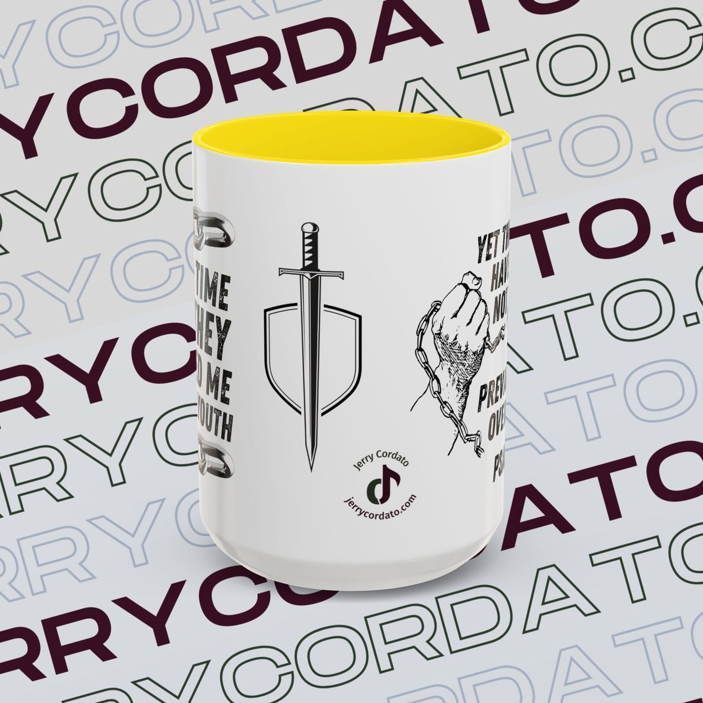 Inspirational Coffee Mug, Motivational Cup for Daily Reflection, Gift for Friends, Psalm 129:2, Unique Quote Mug