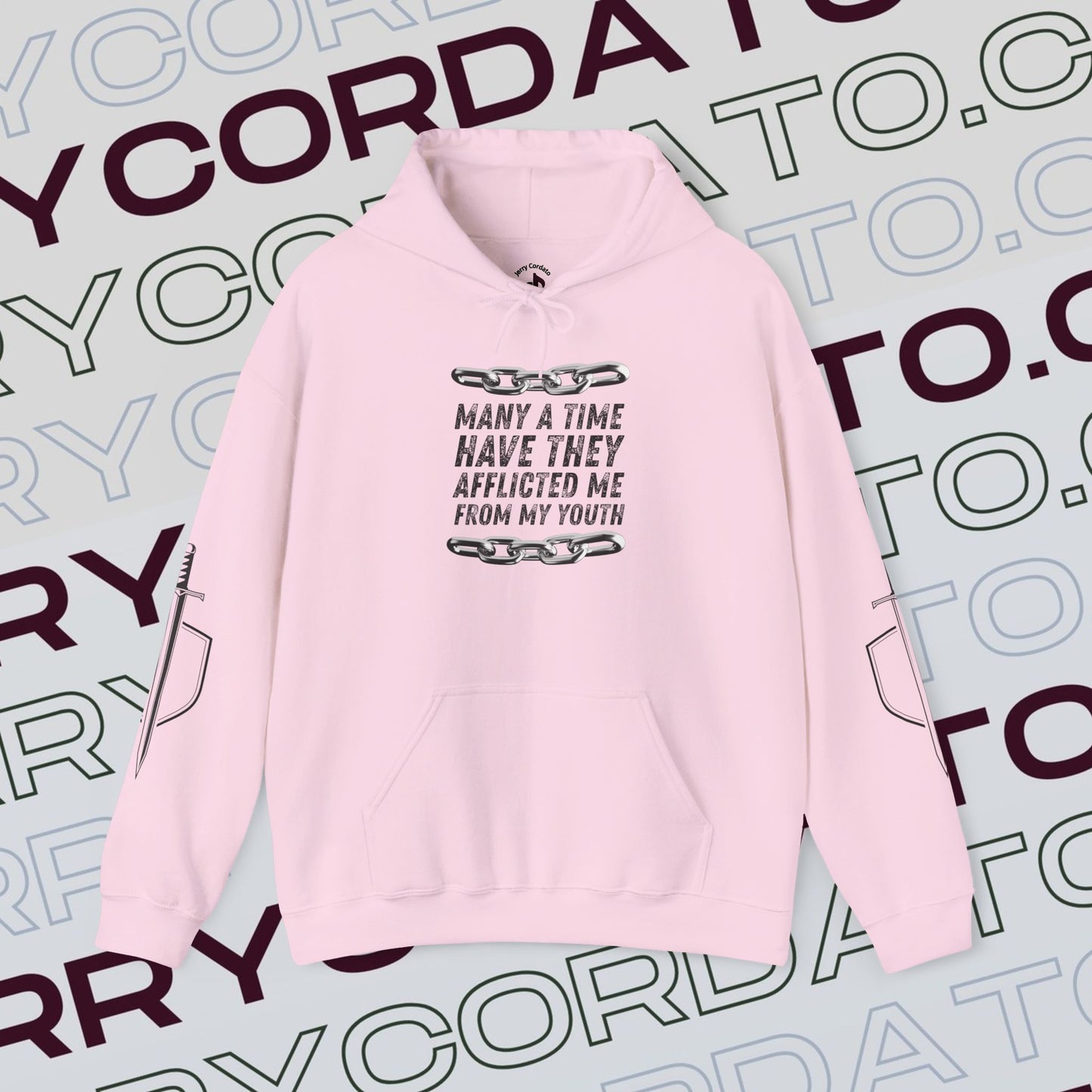 Comfortable Jerry Cordato Merch Hoodie | Unisex Heavy Blend Sweatshirt | Gift for Teens and Adults | Perfect for Casual Wear | Spiritual Inspiration