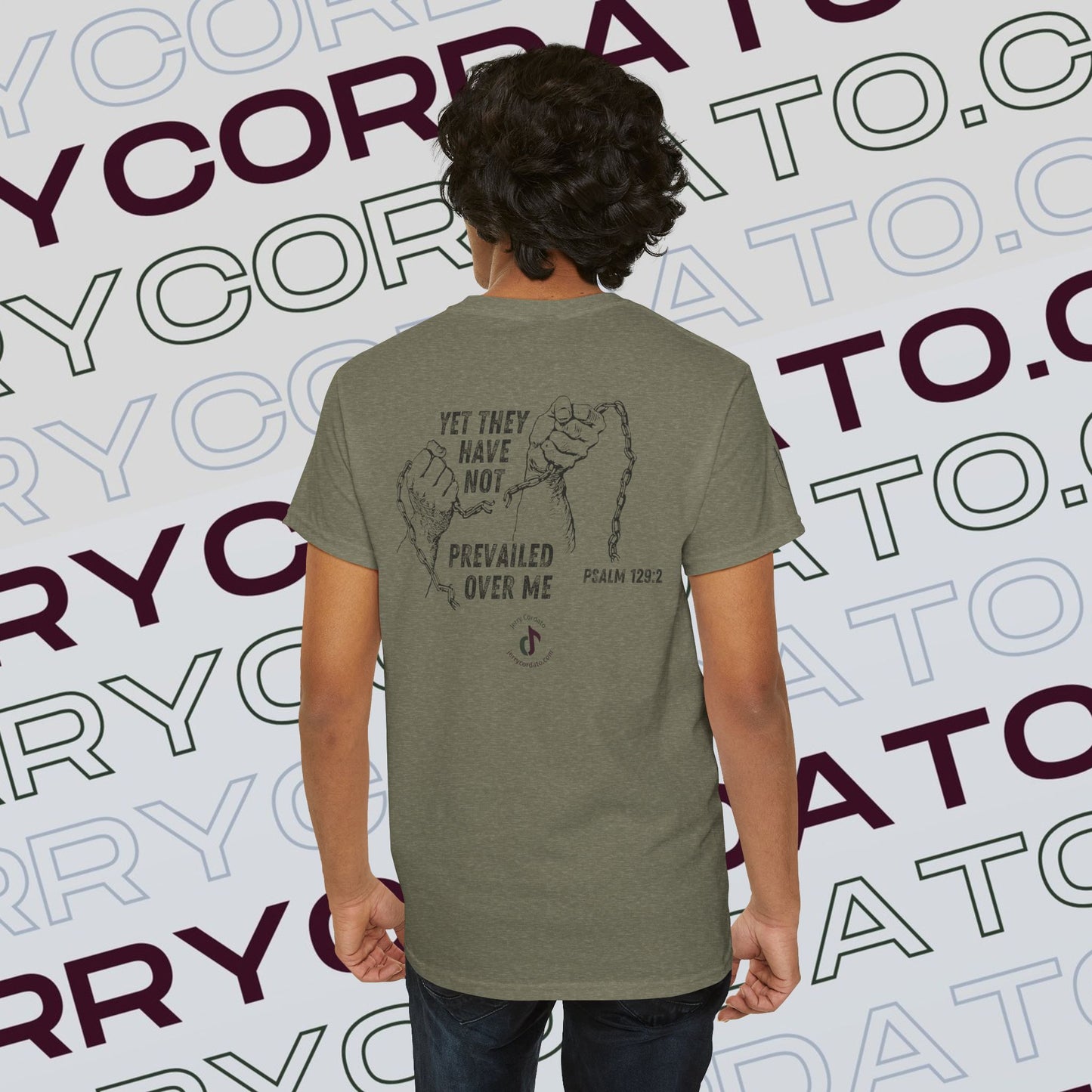 Inspirational Unisex Heavy Cotton Tee - Faith, Motivation, Spiritual, Gift for Him/Her, Bible Verse