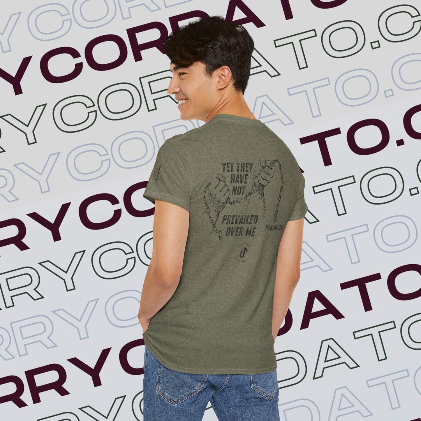 Inspirational Unisex Heavy Cotton Tee - Faith, Motivation, Spiritual, Gift for Him/Her, Bible Verse