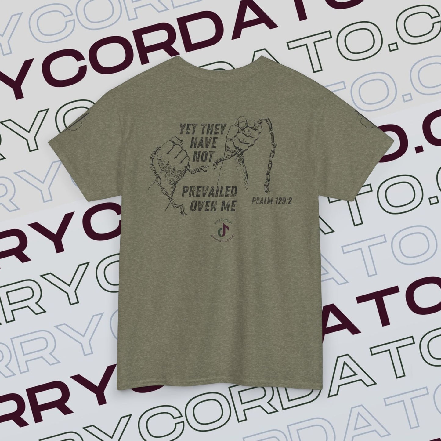 Inspirational Unisex Heavy Cotton Tee - Faith, Motivation, Spiritual, Gift for Him/Her, Bible Verse