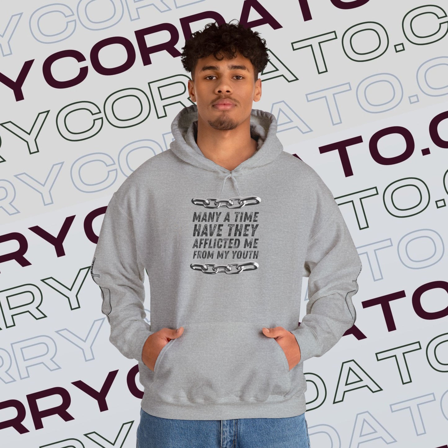 Comfortable Jerry Cordato Merch Hoodie | Unisex Heavy Blend Sweatshirt | Gift for Teens and Adults | Perfect for Casual Wear | Spiritual Inspiration