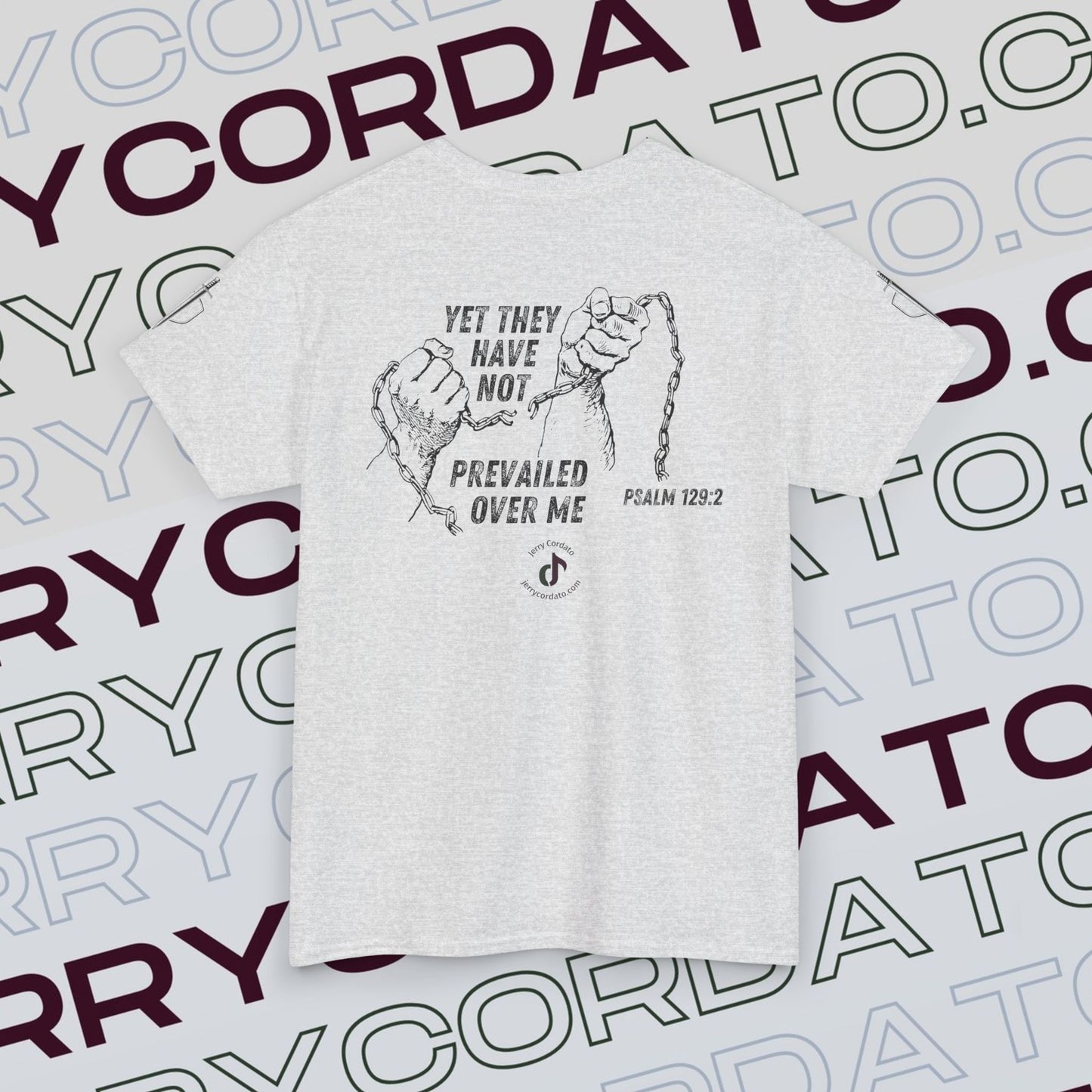 Inspirational Unisex Heavy Cotton Tee - Faith, Motivation, Spiritual, Gift for Him/Her, Bible Verse