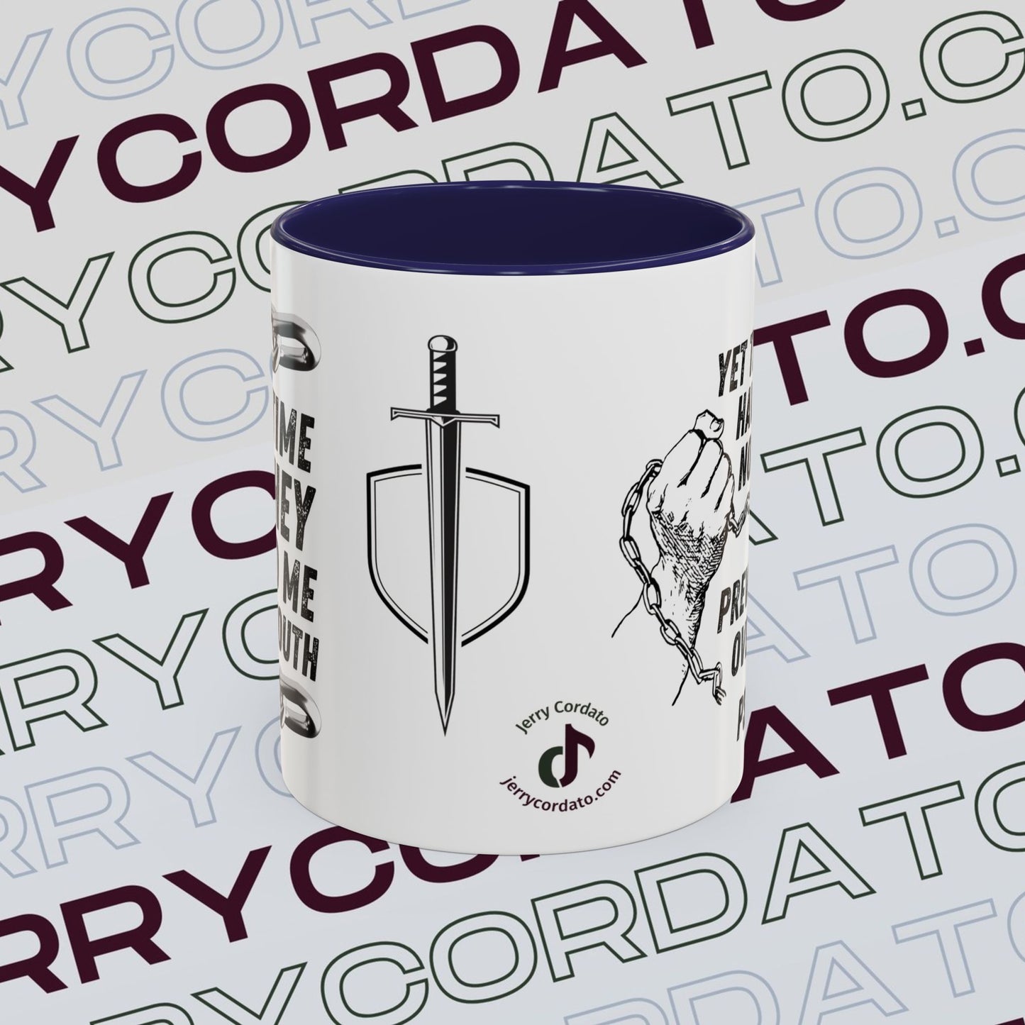 Inspirational Coffee Mug, Motivational Cup for Daily Reflection, Gift for Friends, Psalm 129:2, Unique Quote Mug