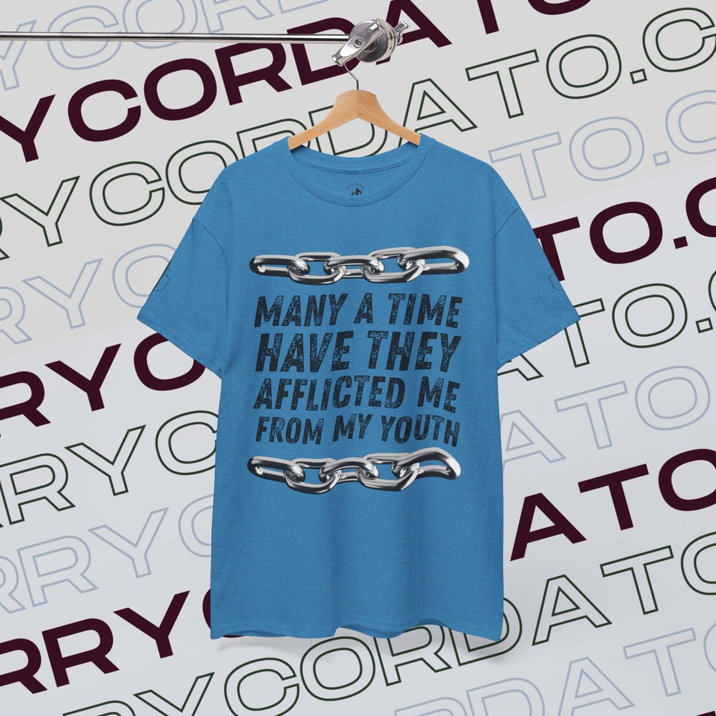 Inspirational Unisex Heavy Cotton Tee - Faith, Motivation, Spiritual, Gift for Him/Her, Bible Verse