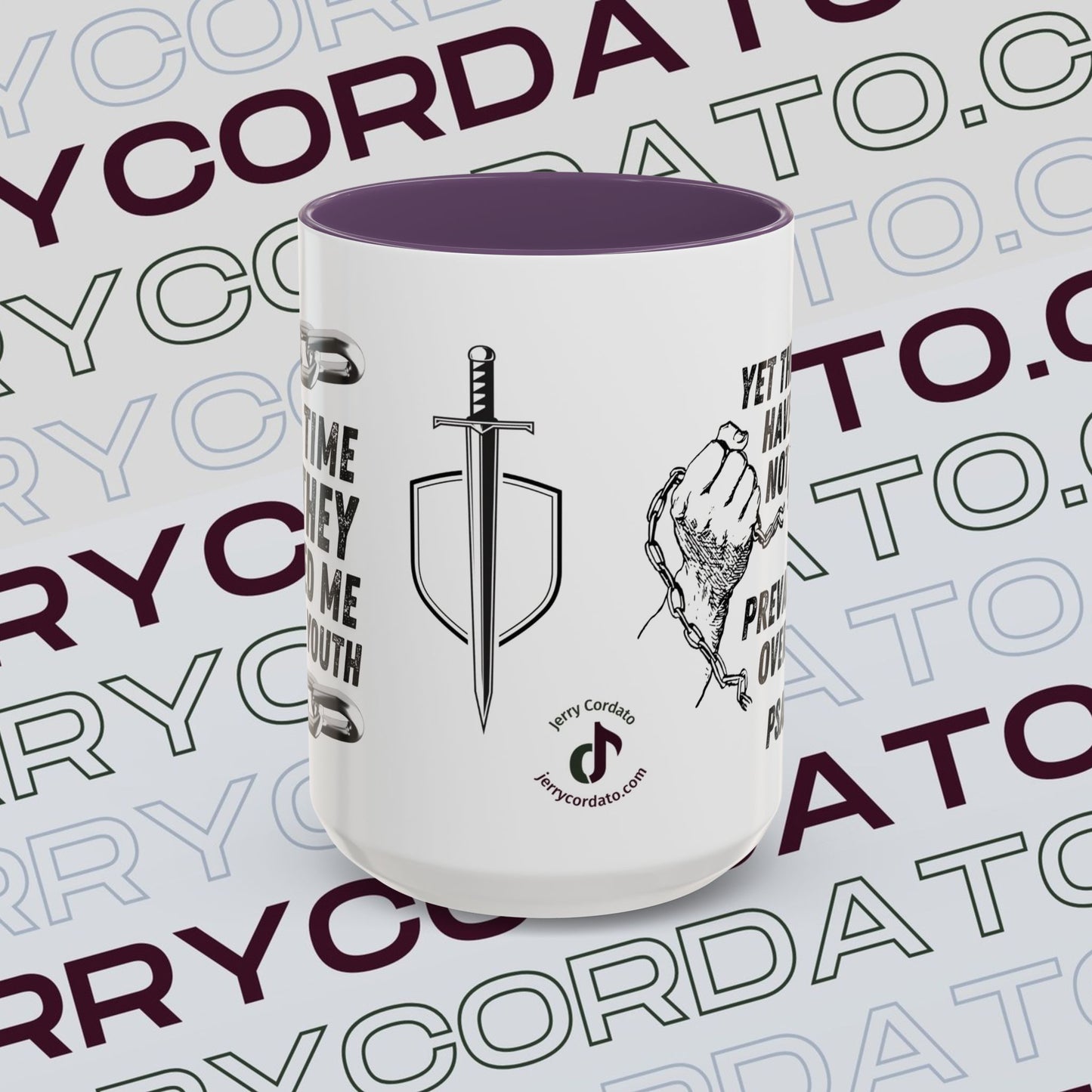 Inspirational Coffee Mug, Motivational Cup for Daily Reflection, Gift for Friends, Psalm 129:2, Unique Quote Mug