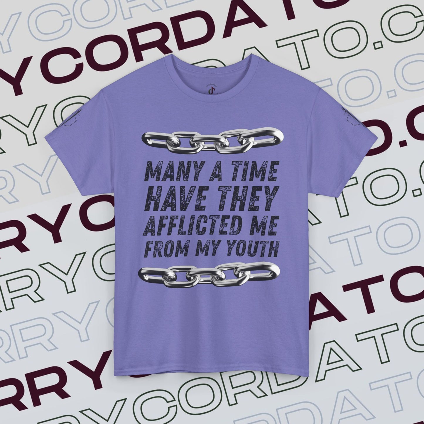 Inspirational Unisex Heavy Cotton Tee - Faith, Motivation, Spiritual, Gift for Him/Her, Bible Verse