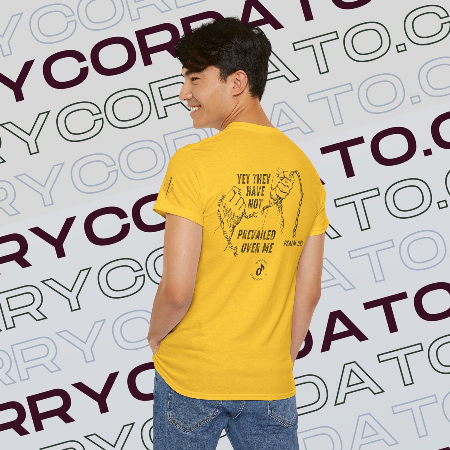 Inspirational Unisex Heavy Cotton Tee - Faith, Motivation, Spiritual, Gift for Him/Her, Bible Verse