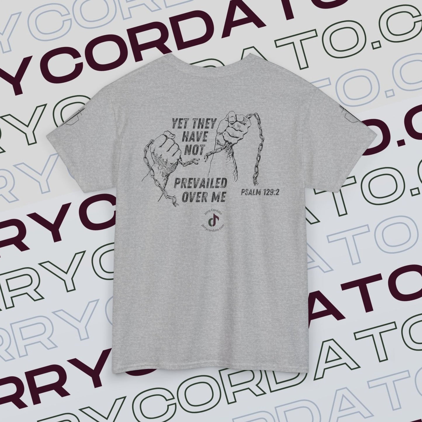 Inspirational Unisex Heavy Cotton Tee - Faith, Motivation, Spiritual, Gift for Him/Her, Bible Verse