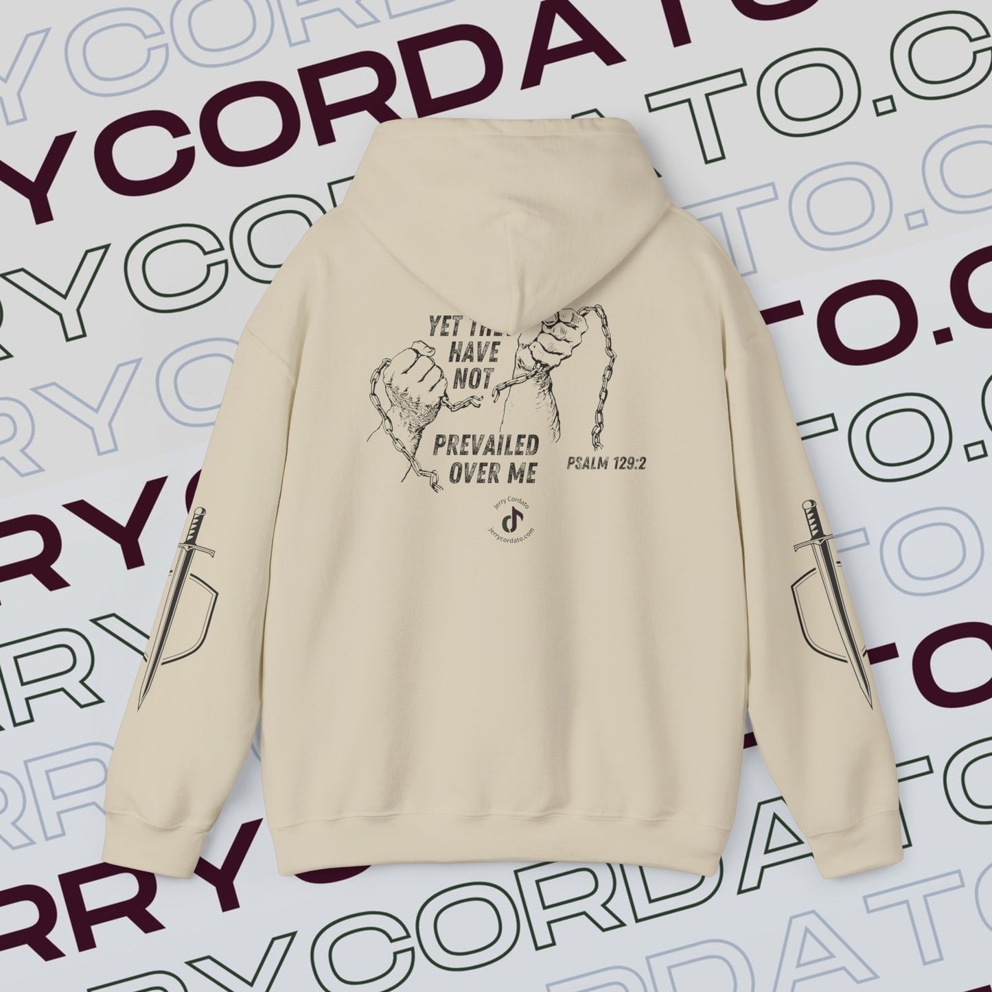 Comfortable Jerry Cordato Merch Hoodie | Unisex Heavy Blend Sweatshirt | Gift for Teens and Adults | Perfect for Casual Wear | Spiritual Inspiration