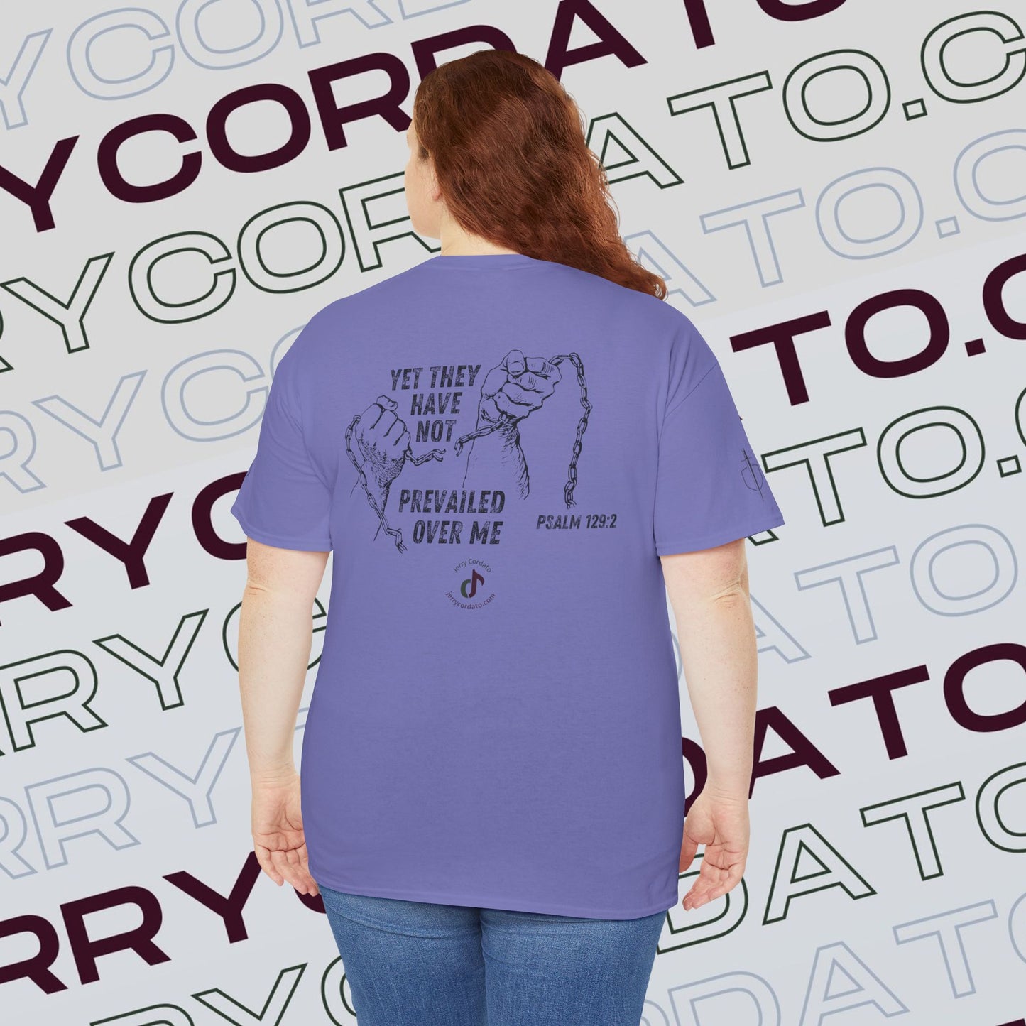 Inspirational Unisex Heavy Cotton Tee - Faith, Motivation, Spiritual, Gift for Him/Her, Bible Verse