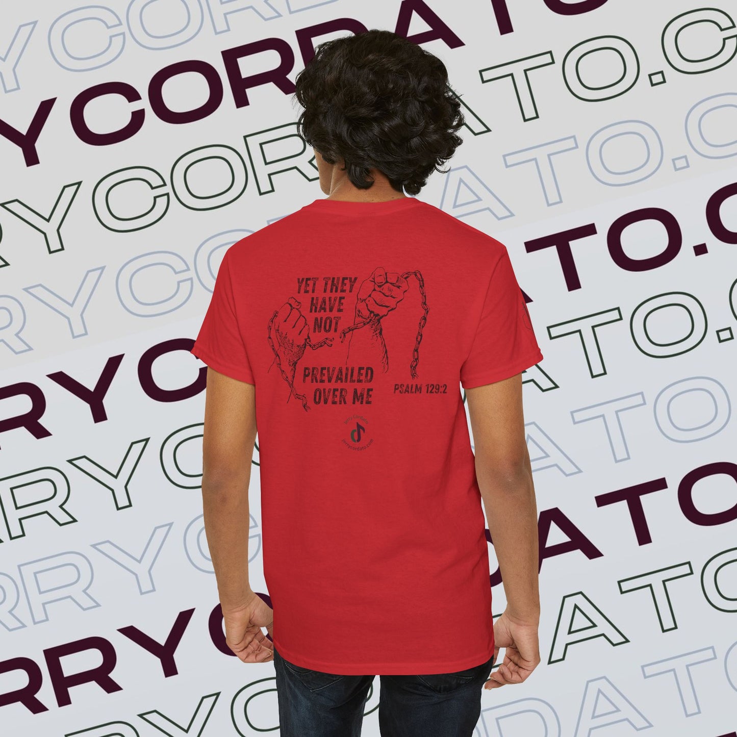 Inspirational Unisex Heavy Cotton Tee - Faith, Motivation, Spiritual, Gift for Him/Her, Bible Verse