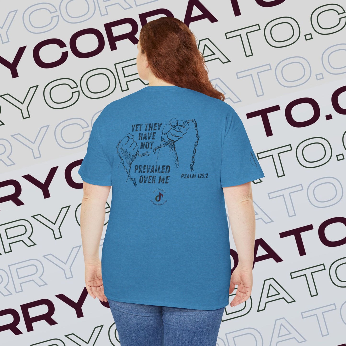 Inspirational Unisex Heavy Cotton Tee - Faith, Motivation, Spiritual, Gift for Him/Her, Bible Verse