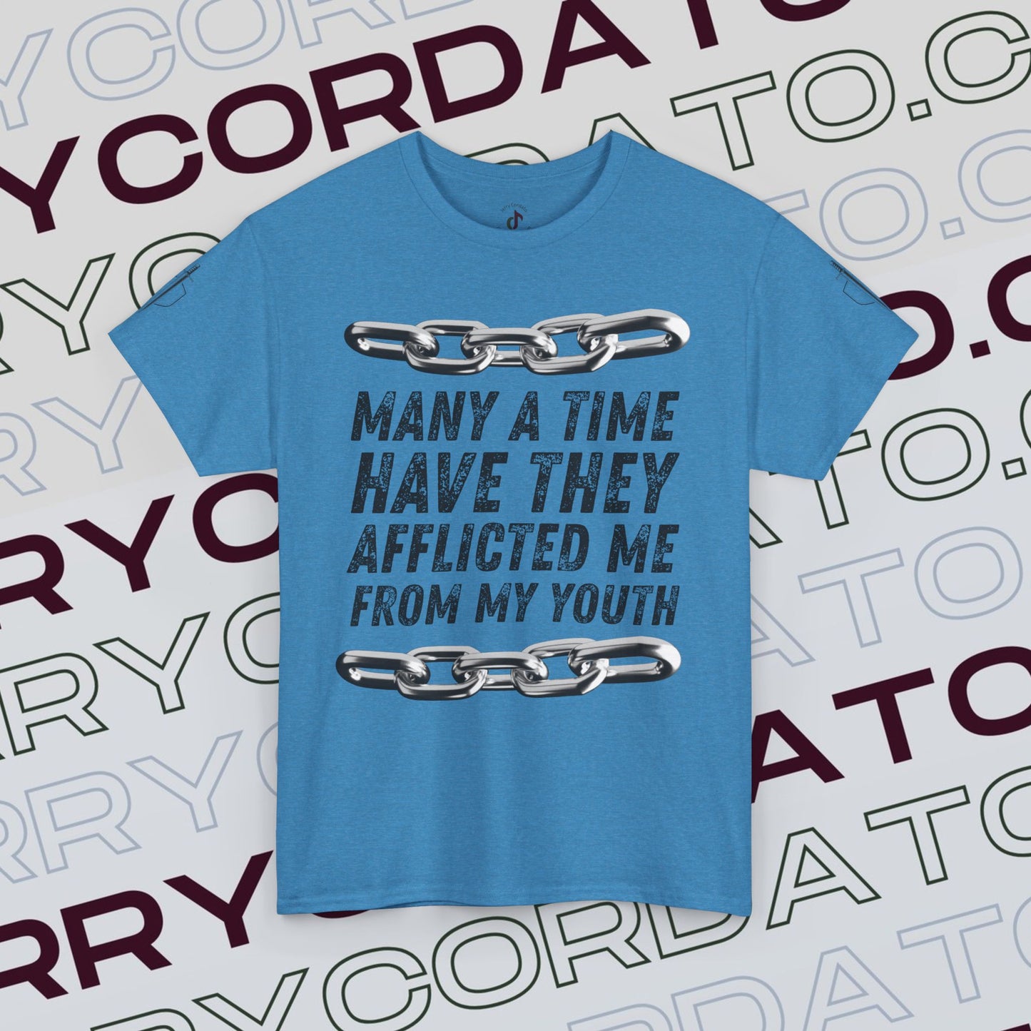 Inspirational Unisex Heavy Cotton Tee - Faith, Motivation, Spiritual, Gift for Him/Her, Bible Verse