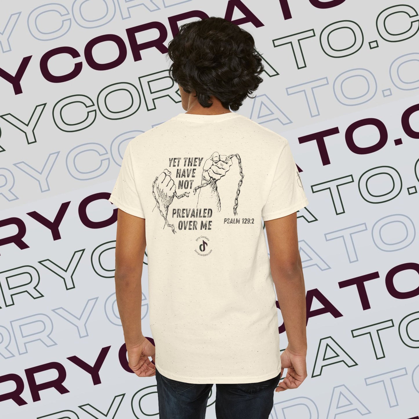 Inspirational Unisex Heavy Cotton Tee - Faith, Motivation, Spiritual, Gift for Him/Her, Bible Verse