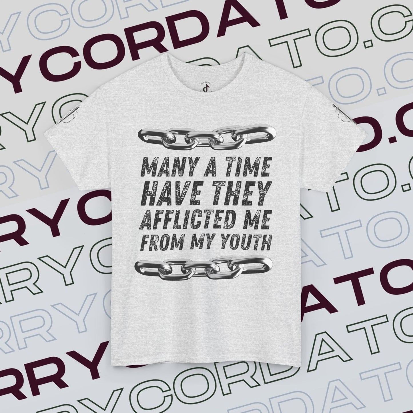 Inspirational Unisex Heavy Cotton Tee - Faith, Motivation, Spiritual, Gift for Him/Her, Bible Verse