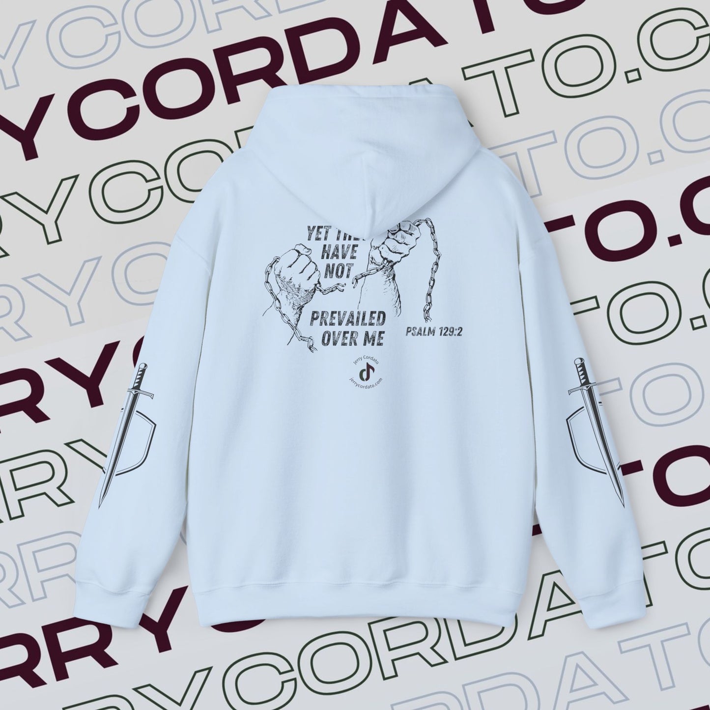 Comfortable Jerry Cordato Merch Hoodie | Unisex Heavy Blend Sweatshirt | Gift for Teens and Adults | Perfect for Casual Wear | Spiritual Inspiration