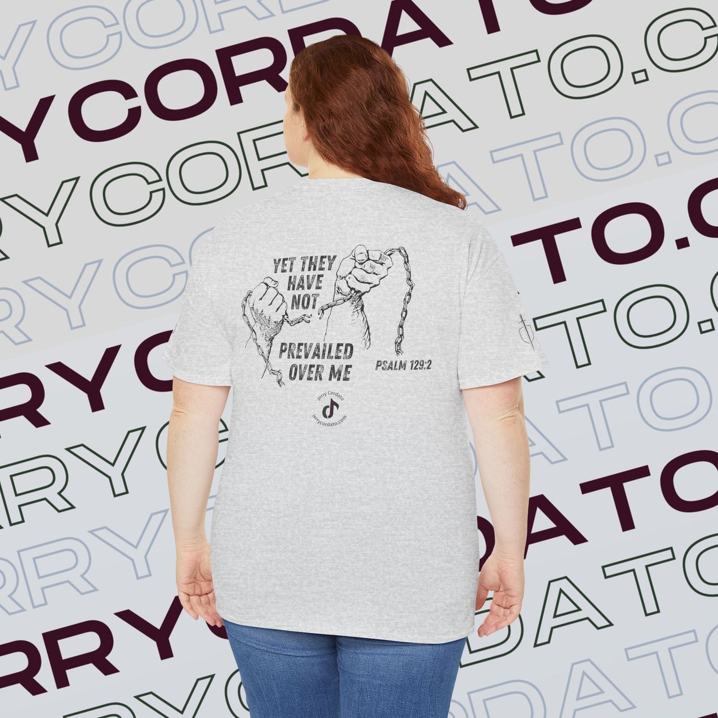 Inspirational Unisex Heavy Cotton Tee - Faith, Motivation, Spiritual, Gift for Him/Her, Bible Verse