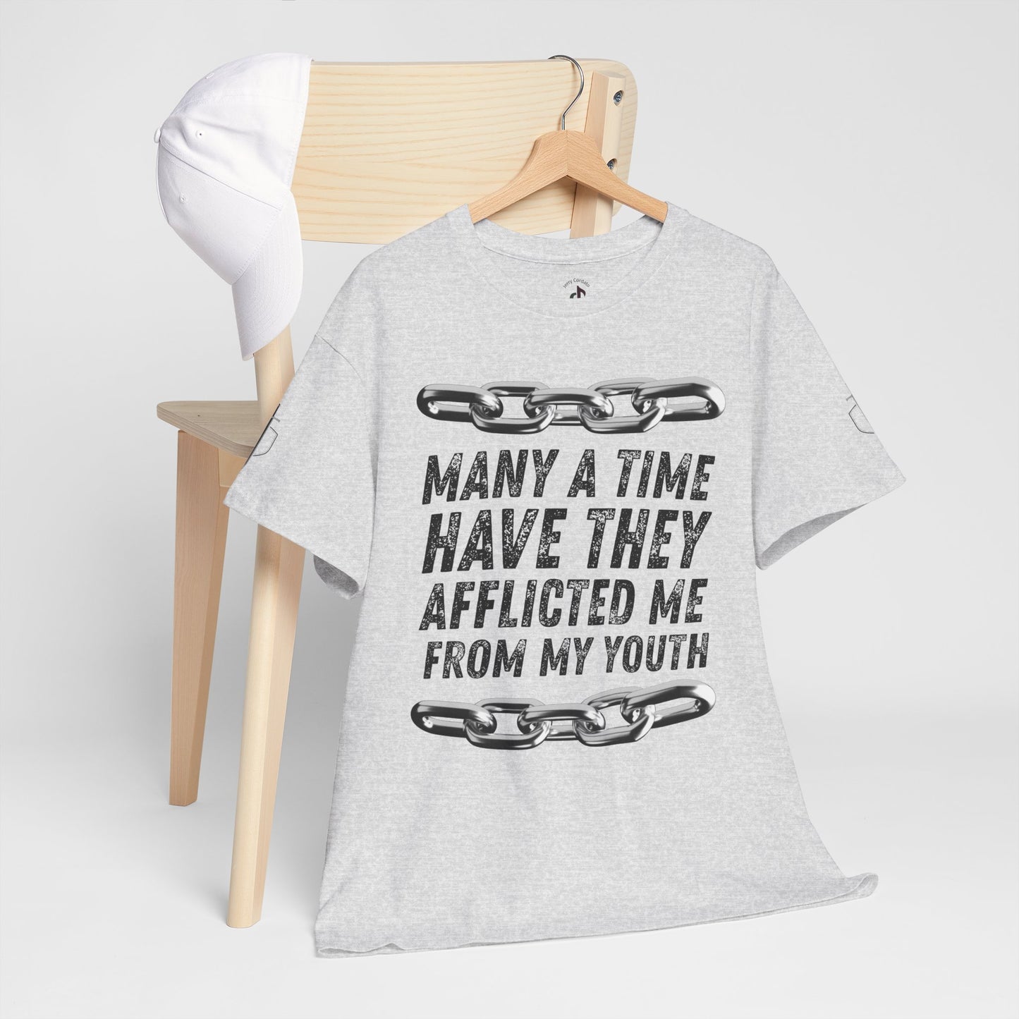 Inspirational Unisex Heavy Cotton Tee - Faith, Motivation, Spiritual, Gift for Him/Her, Bible Verse