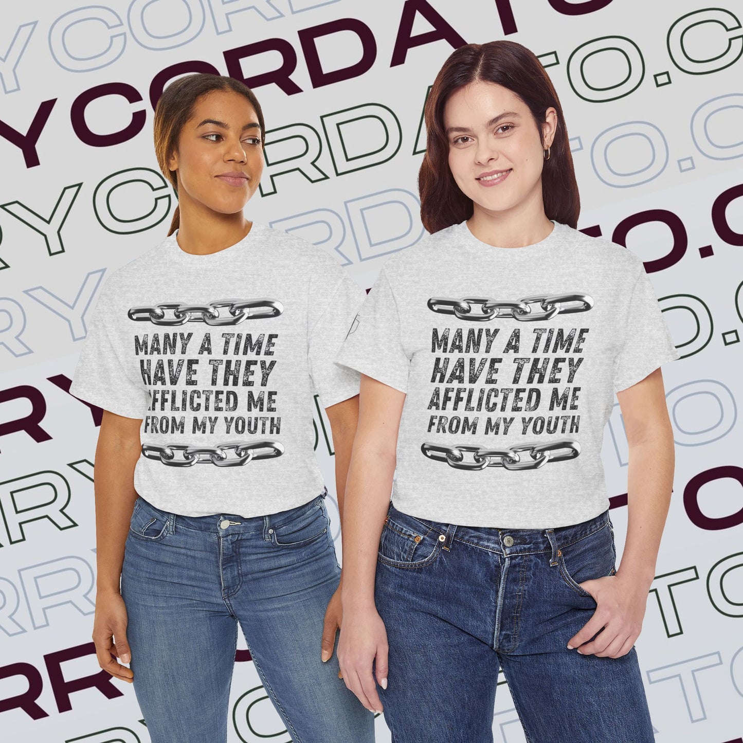 Inspirational Unisex Heavy Cotton Tee - Faith, Motivation, Spiritual, Gift for Him/Her, Bible Verse