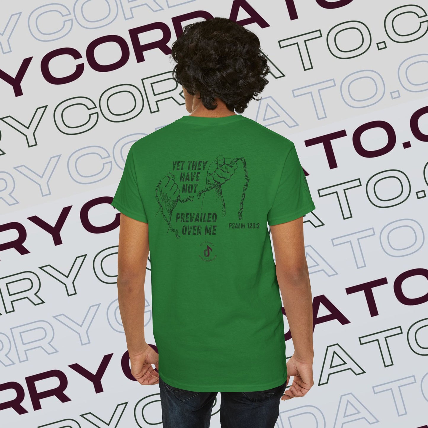 Inspirational Unisex Heavy Cotton Tee - Faith, Motivation, Spiritual, Gift for Him/Her, Bible Verse