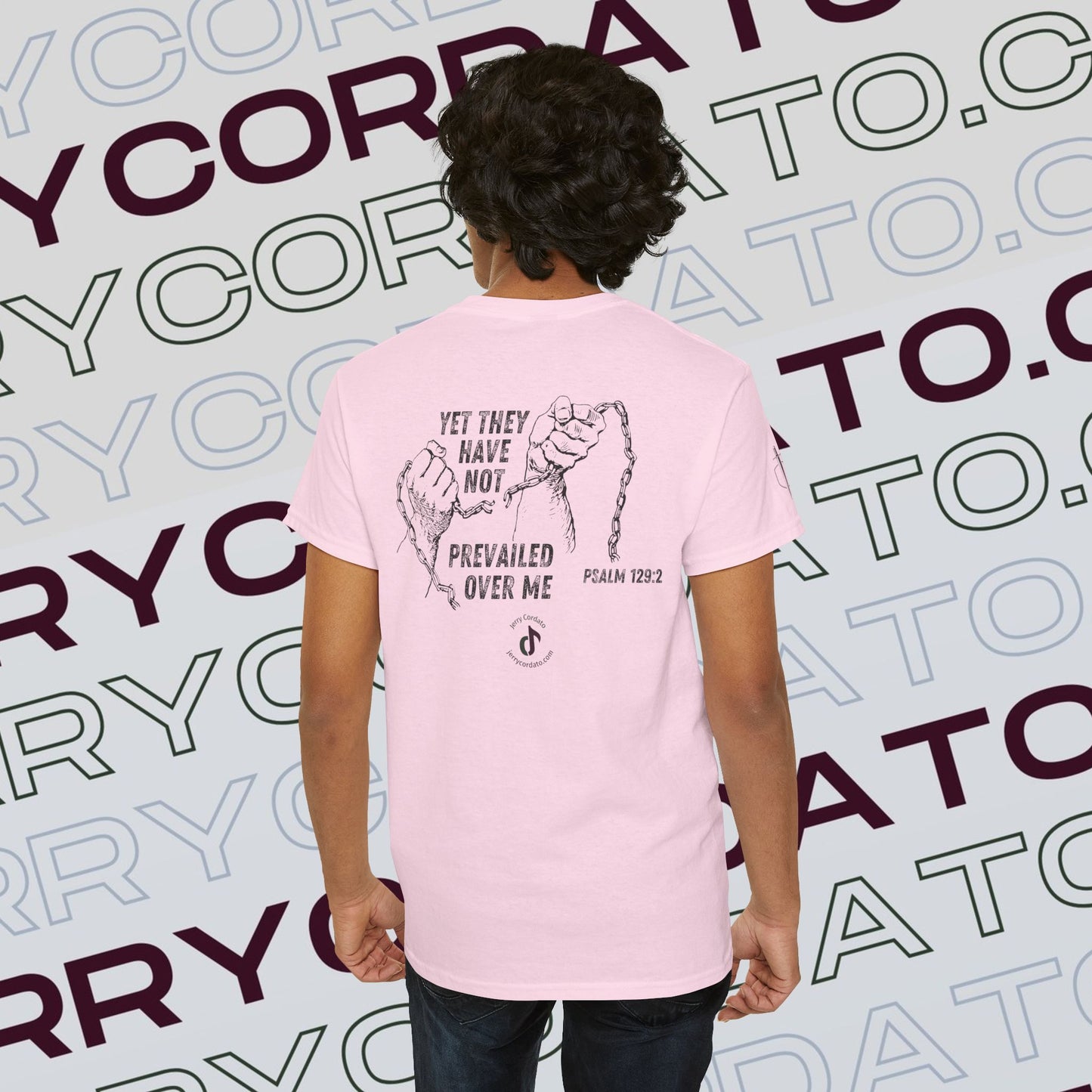 Inspirational Unisex Heavy Cotton Tee - Faith, Motivation, Spiritual, Gift for Him/Her, Bible Verse