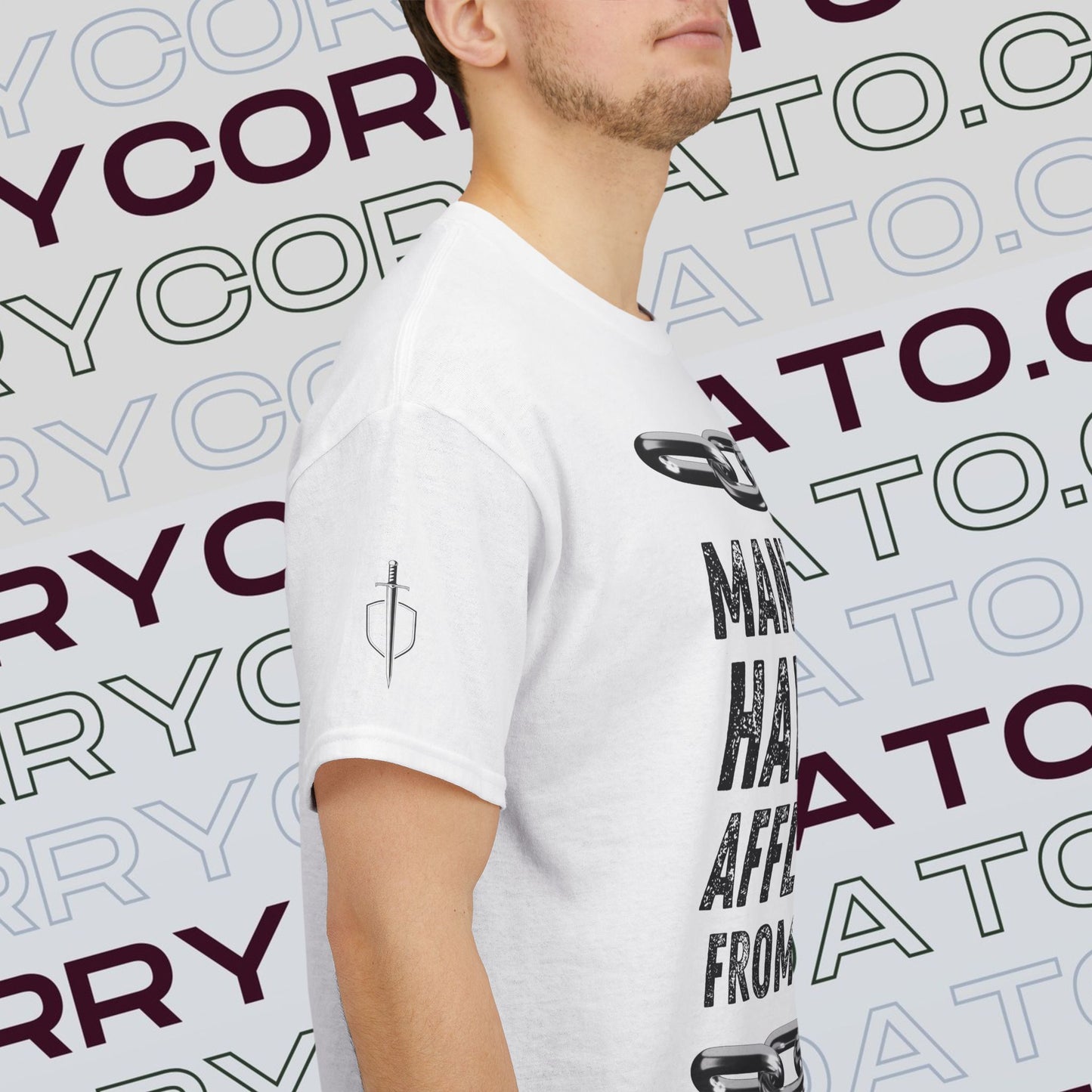 Inspirational Unisex Heavy Cotton Tee - Faith, Motivation, Spiritual, Gift for Him/Her, Bible Verse