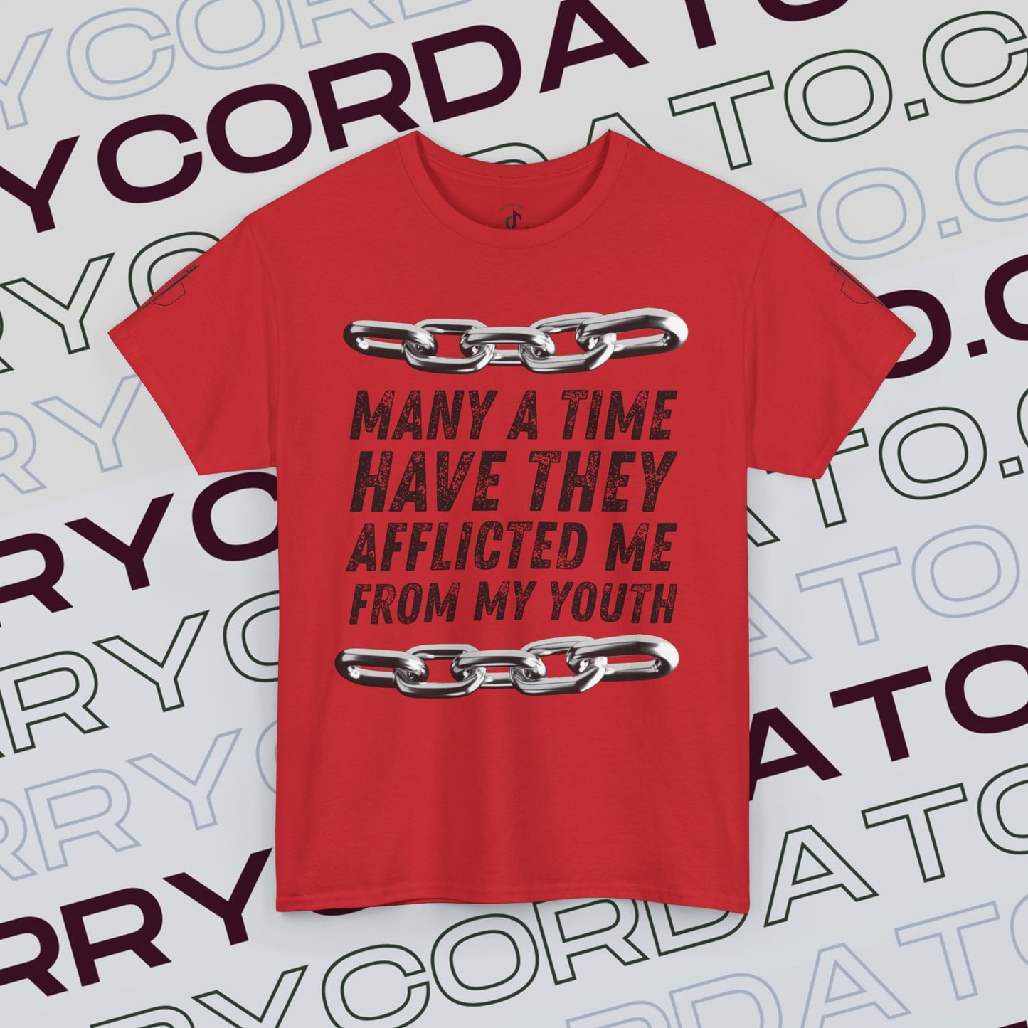 Inspirational Unisex Heavy Cotton Tee - Faith, Motivation, Spiritual, Gift for Him/Her, Bible Verse