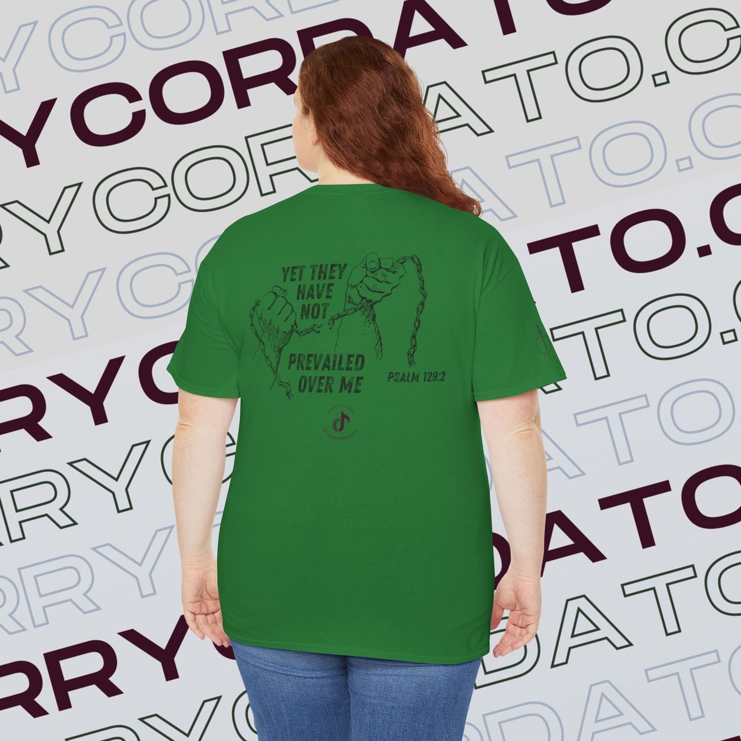 Inspirational Unisex Heavy Cotton Tee - Faith, Motivation, Spiritual, Gift for Him/Her, Bible Verse